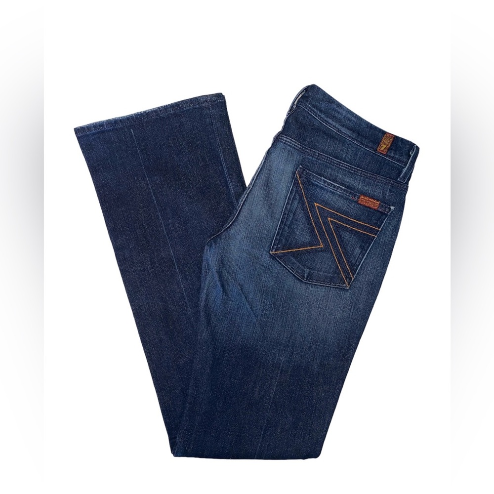 7 For All Mankind Women's Indigo Bootcut Jeans